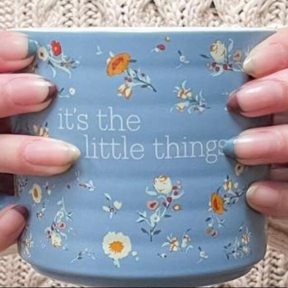 15oz Stoneware It's The Little Things Mug - Threshold™    - Picture 6 of 6